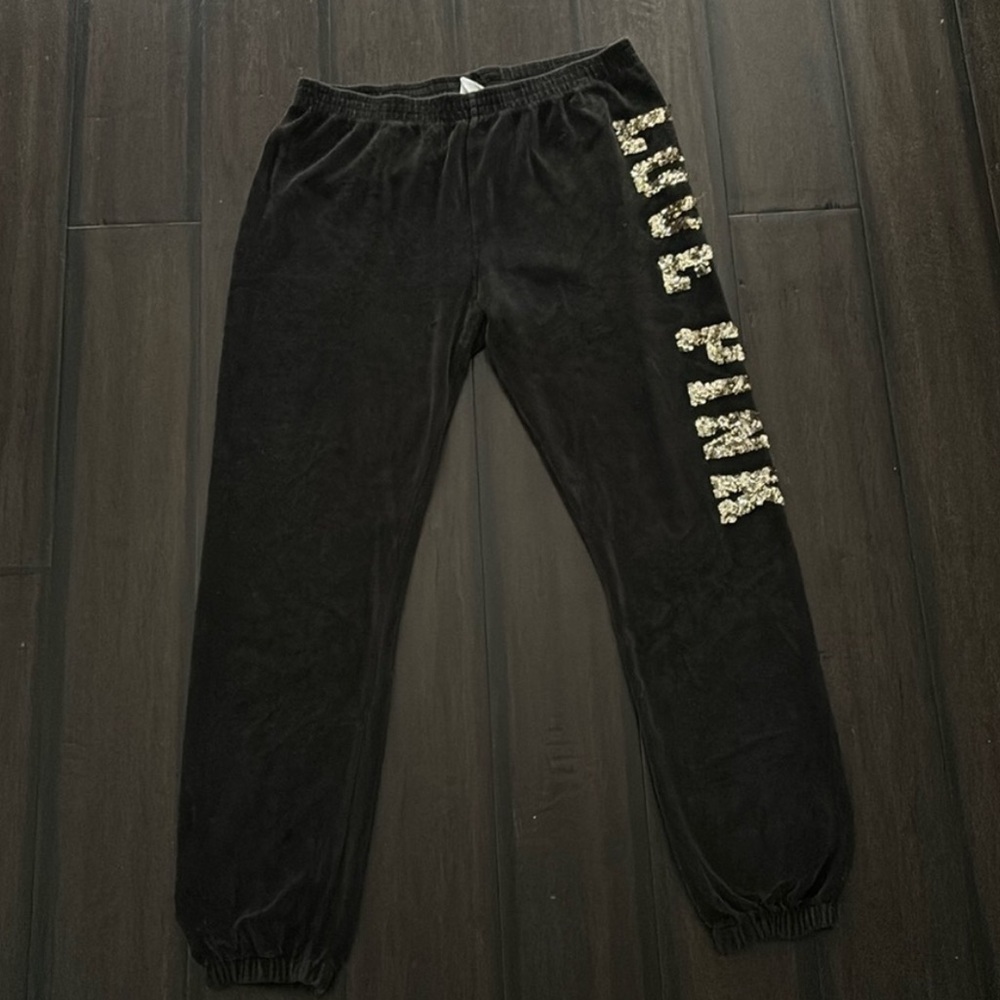 Pink sweatpants